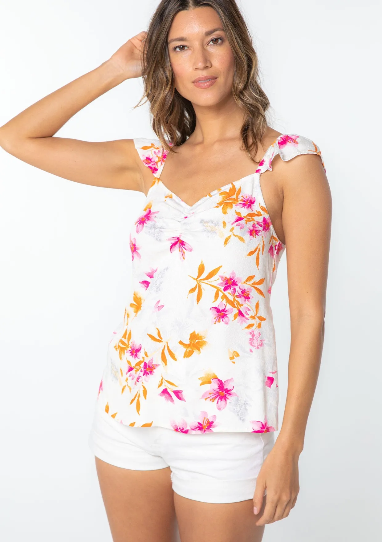 Paz Flutter Sleeve Top