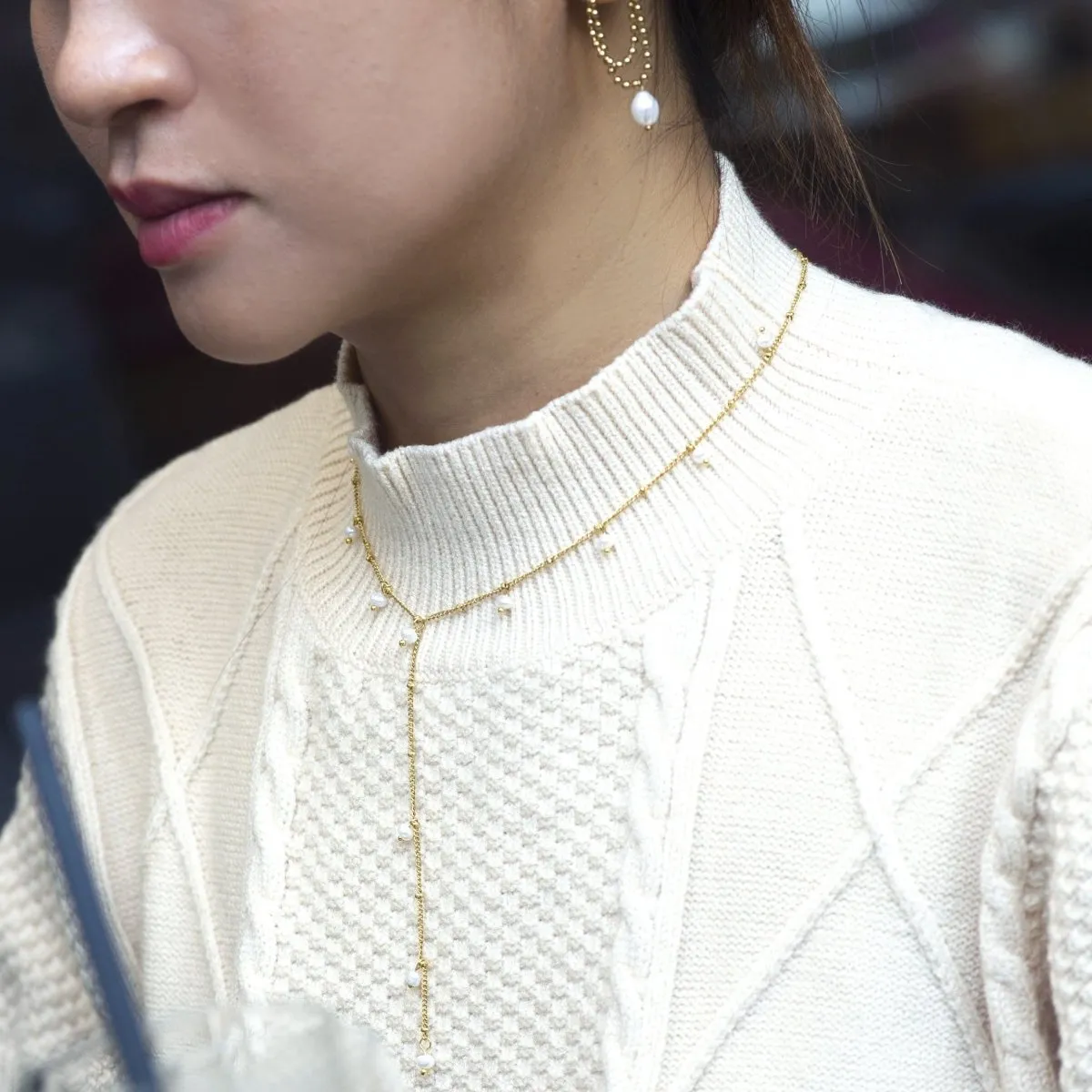 Pearly Charms Necklace
