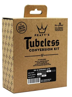 Peaty's Tubeless Conversion Kit