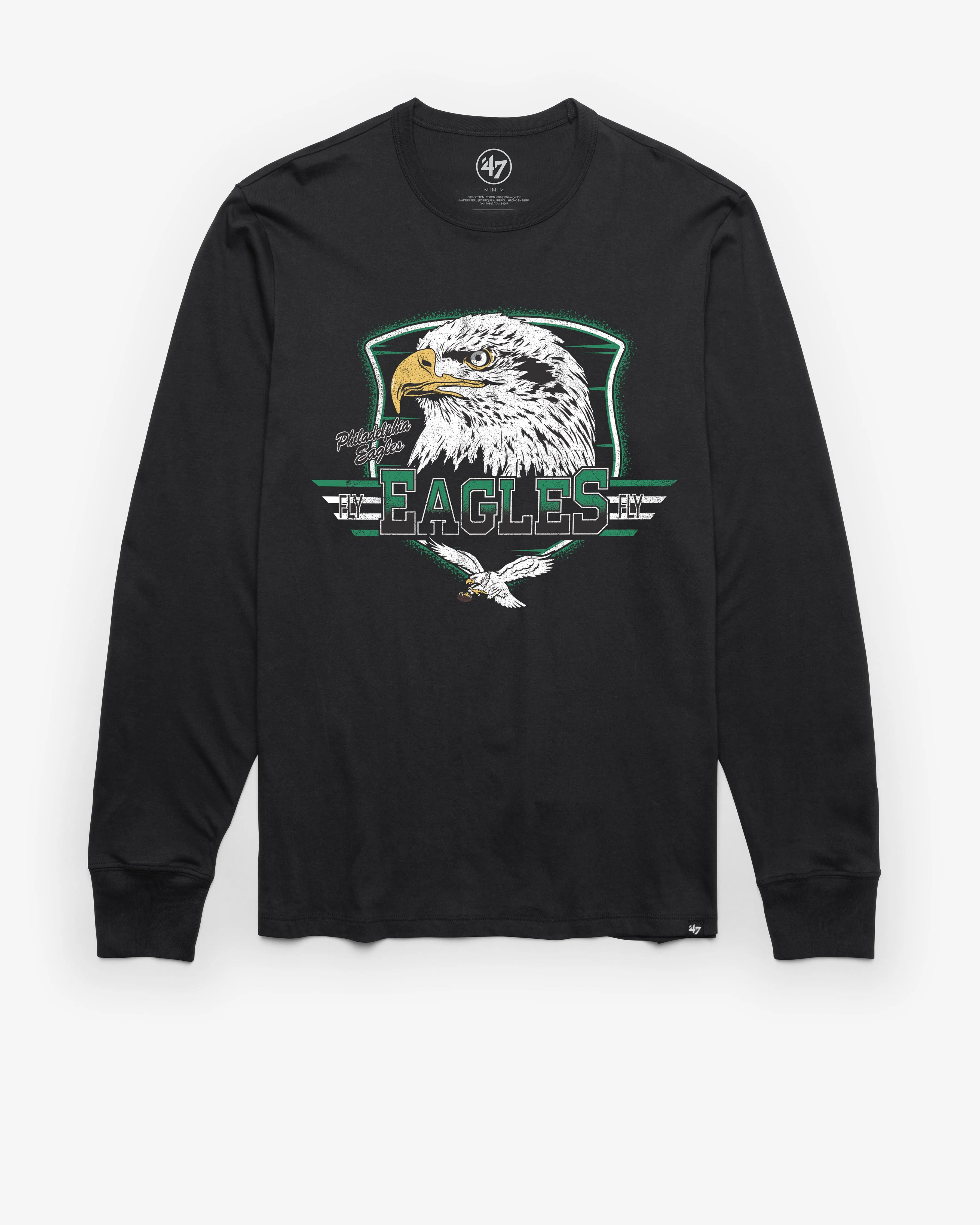 PHILADELPHIA EAGLES HISTORIC REGIONAL '47 FRANKLIN LONG SLEEVE TEE