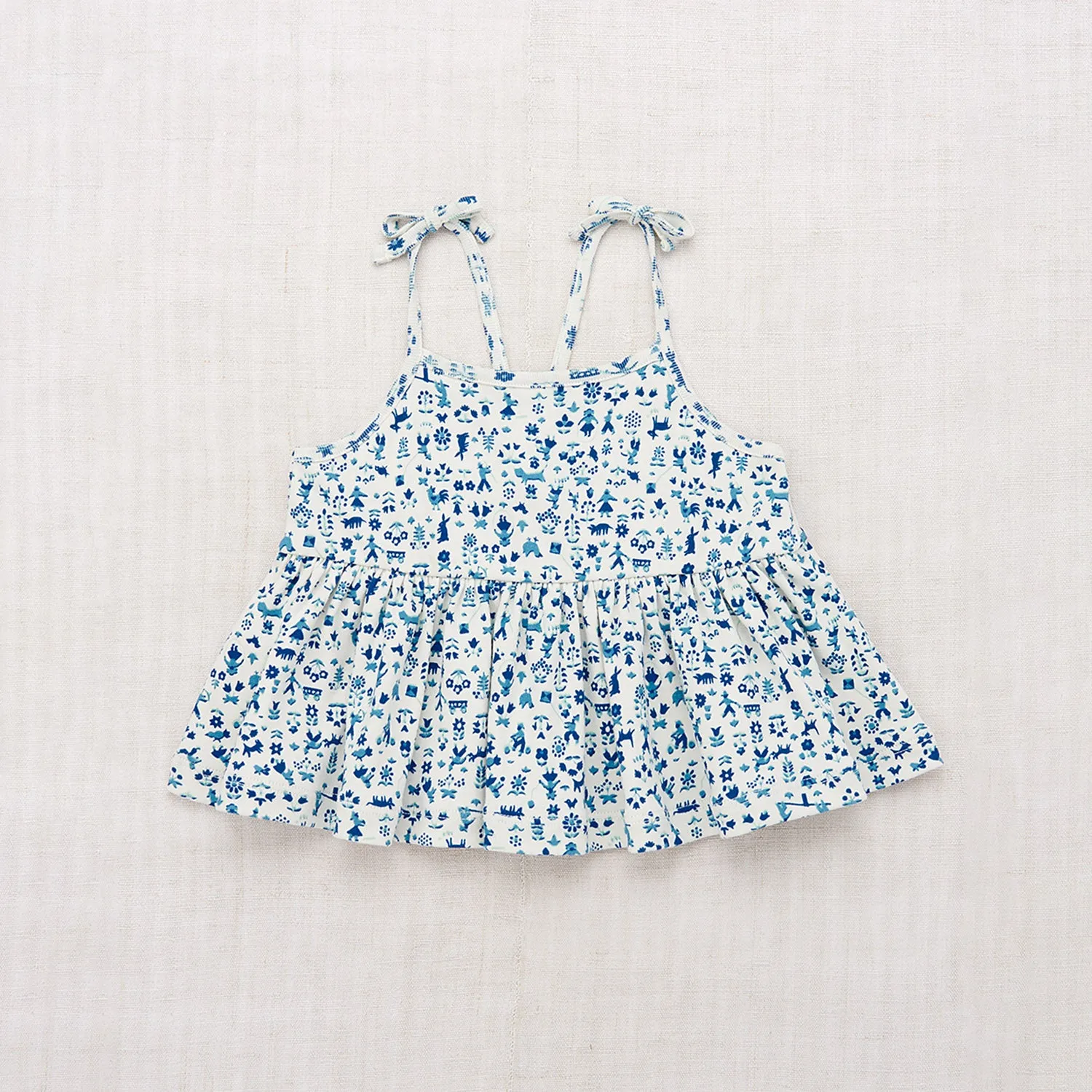 Pima Cotton Camilla Tank - Marzipan Country Walk