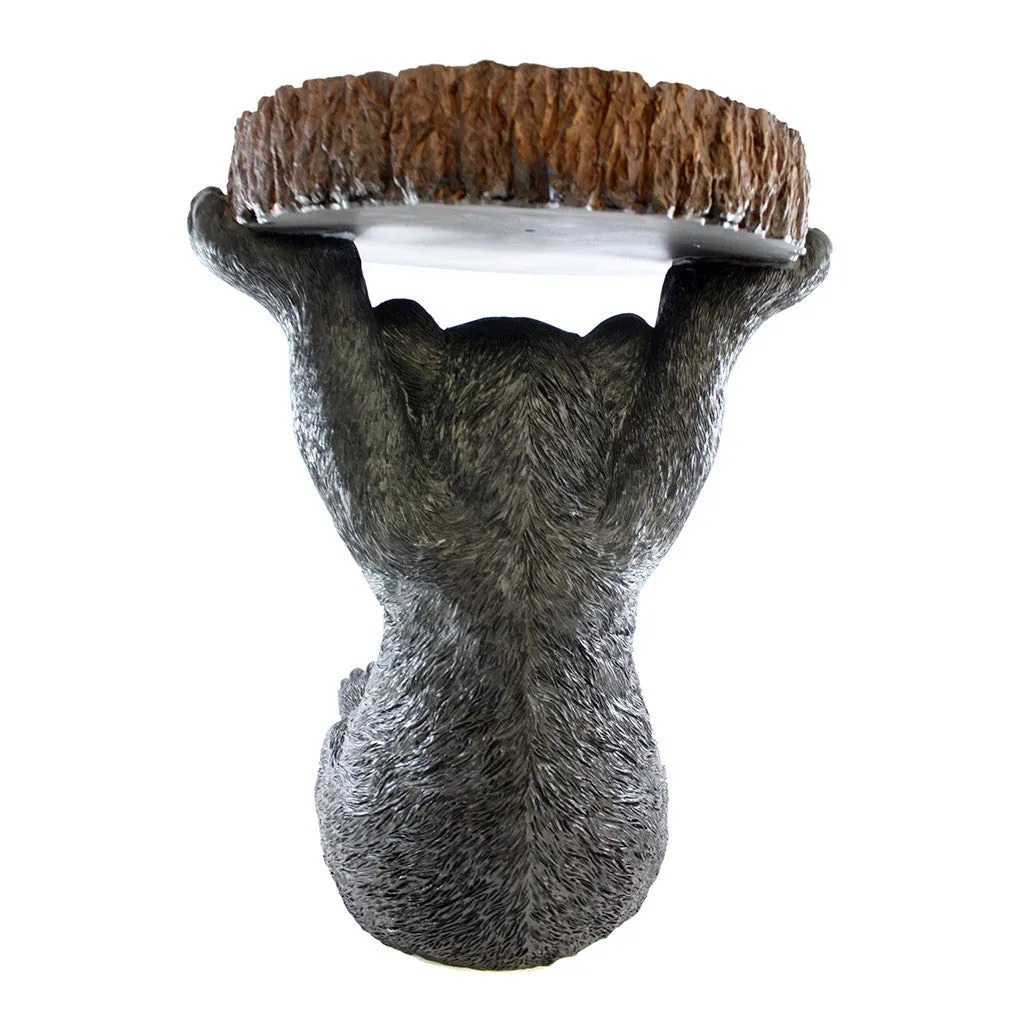 Pine Ridge Black Bear Table - 24" Tall Beautifully Hand-painted and Crafted Life-like Intricate Bear Polyresin For Nature and Wildlife Lovers, Hunters and Outdoorsman - Great For Arts and Crafts