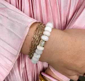 Pink Bellini Bracelet - Pale Pink