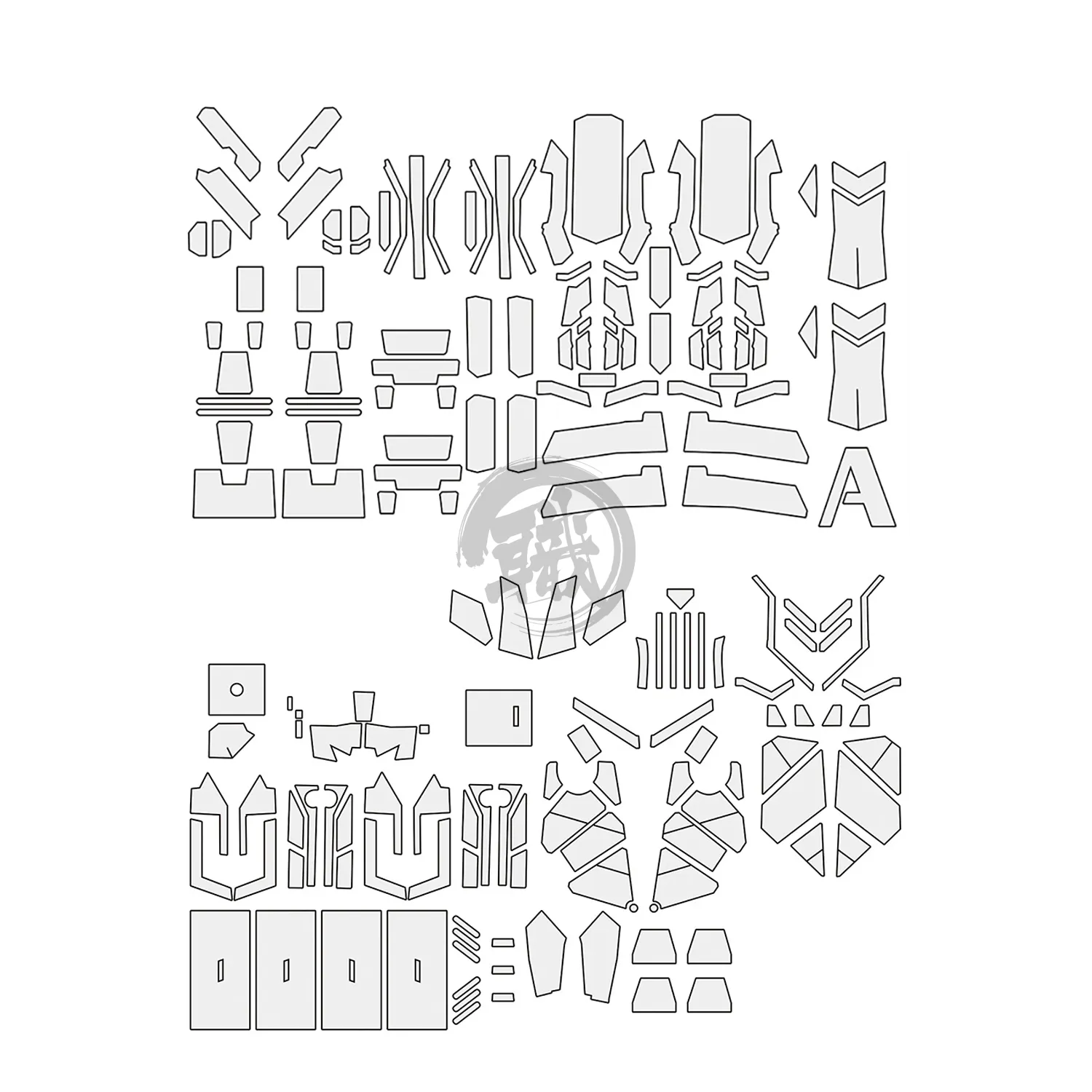 Pre-Cut Masking Tape for AEther Studio Jesta Cannon Resin Conversion Kit