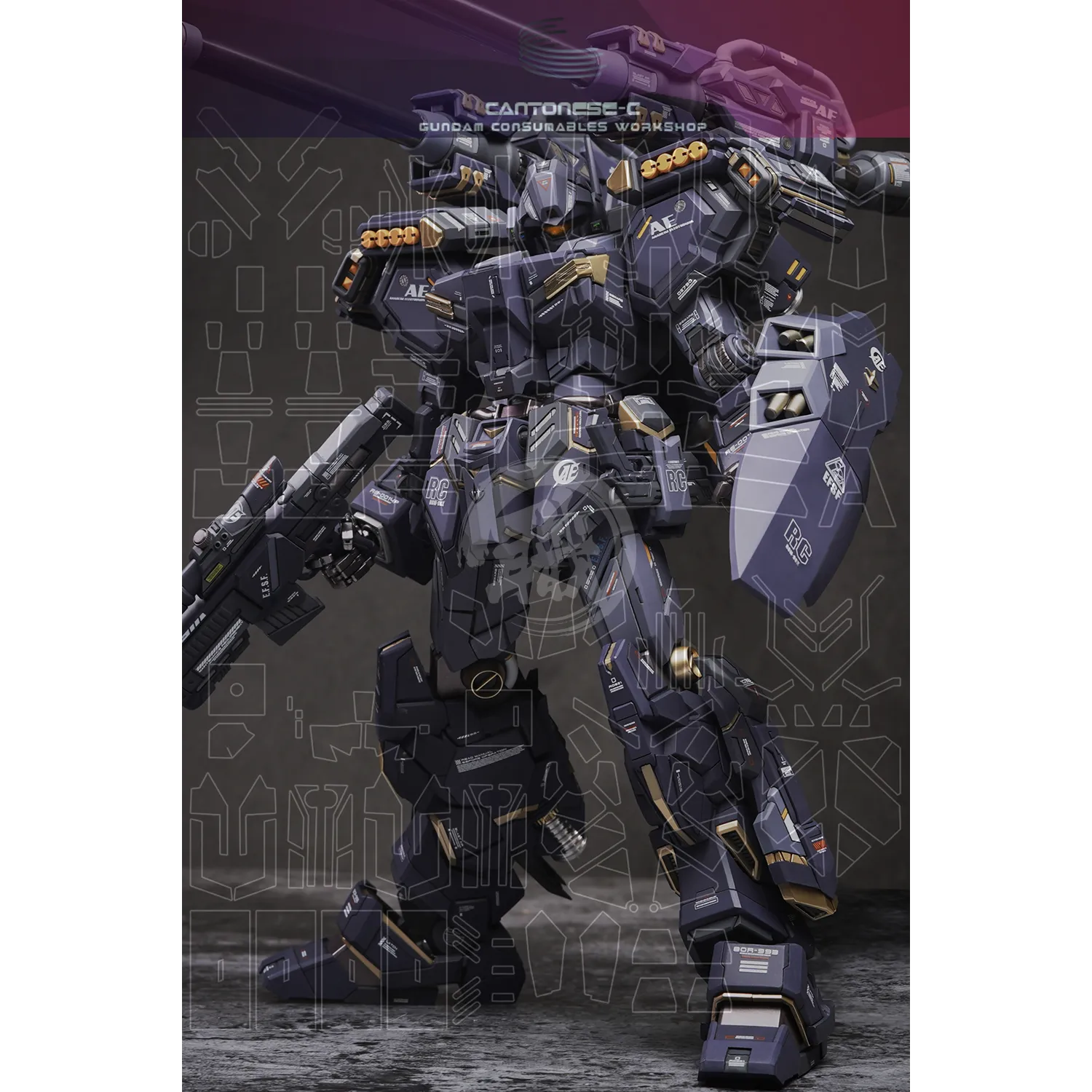 Pre-Cut Masking Tape for AEther Studio Jesta Cannon Resin Conversion Kit