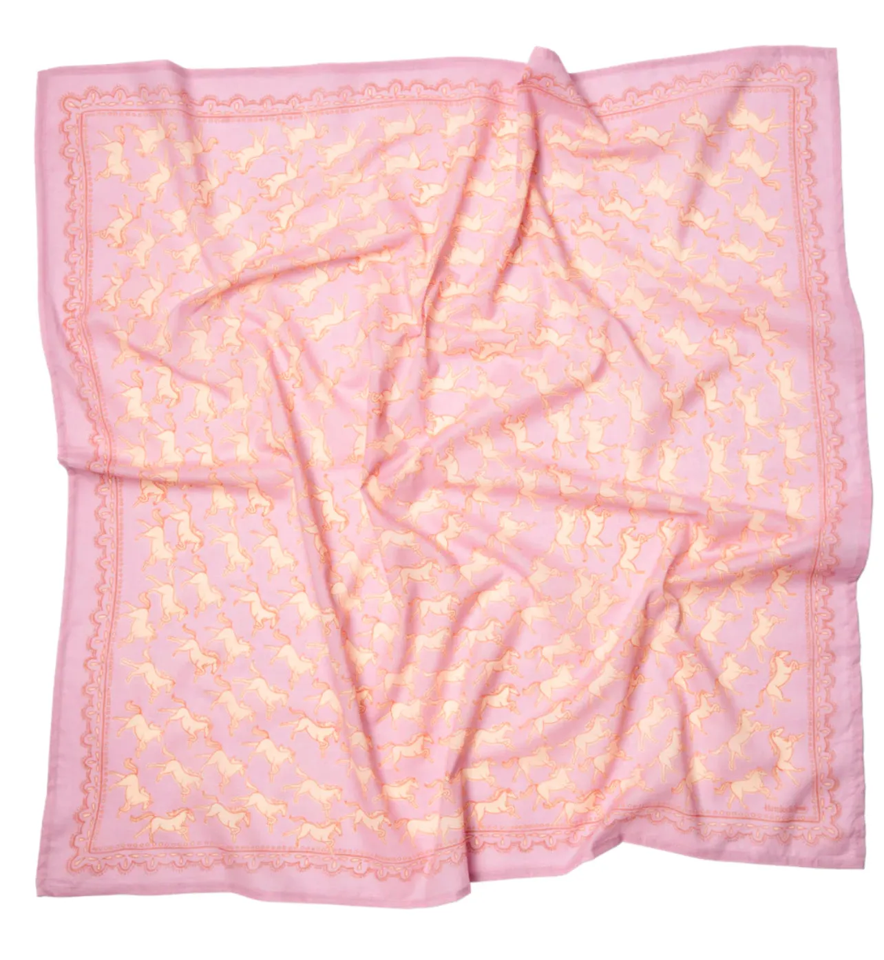 Premium Pink Horses Bandana - Large