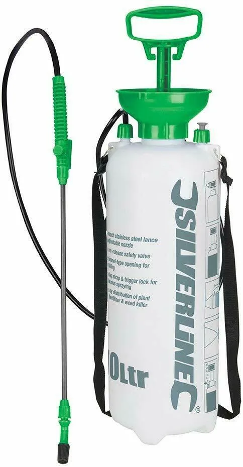 Pressure Sprayer 2L 5L 8L 10L Spraying Garden Lawn Feed Fertiliser Weed Killer
