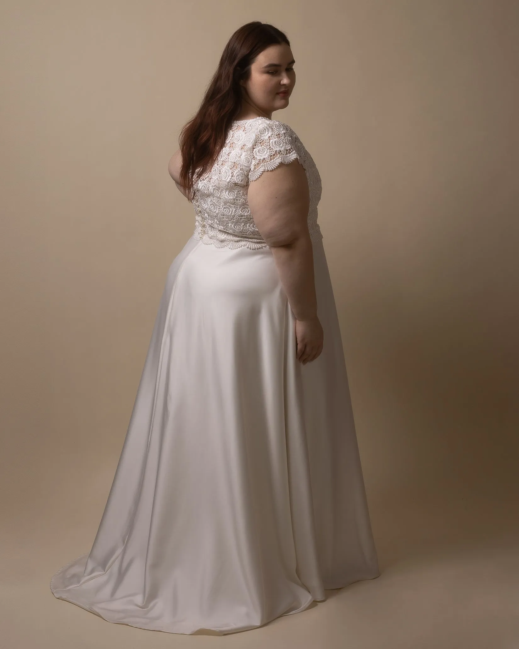 Princess Lessons | Matte Satin A-Line Gown