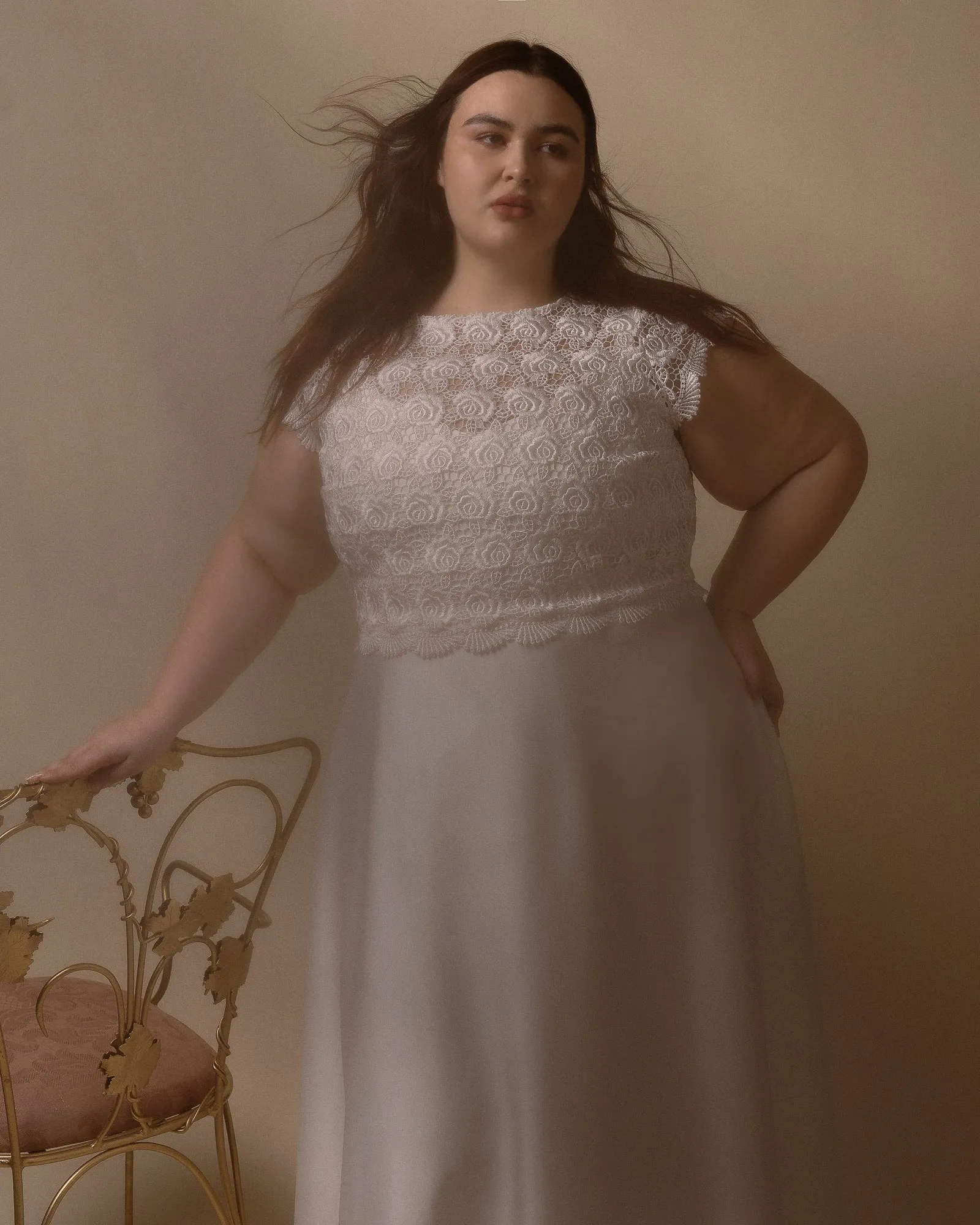 Princess Lessons | Matte Satin A-Line Gown