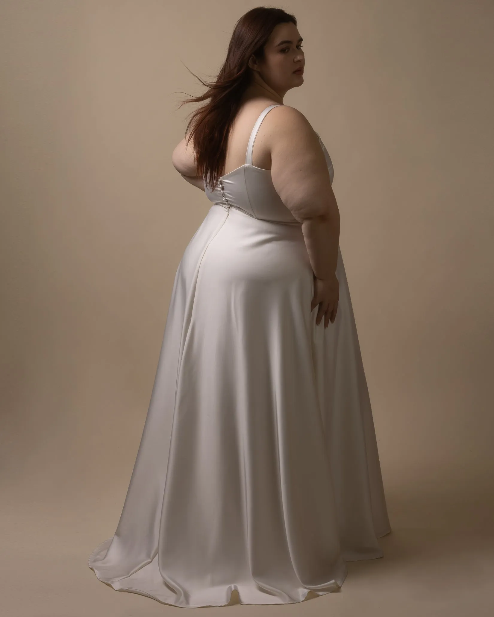Princess Lessons | Matte Satin A-Line Gown