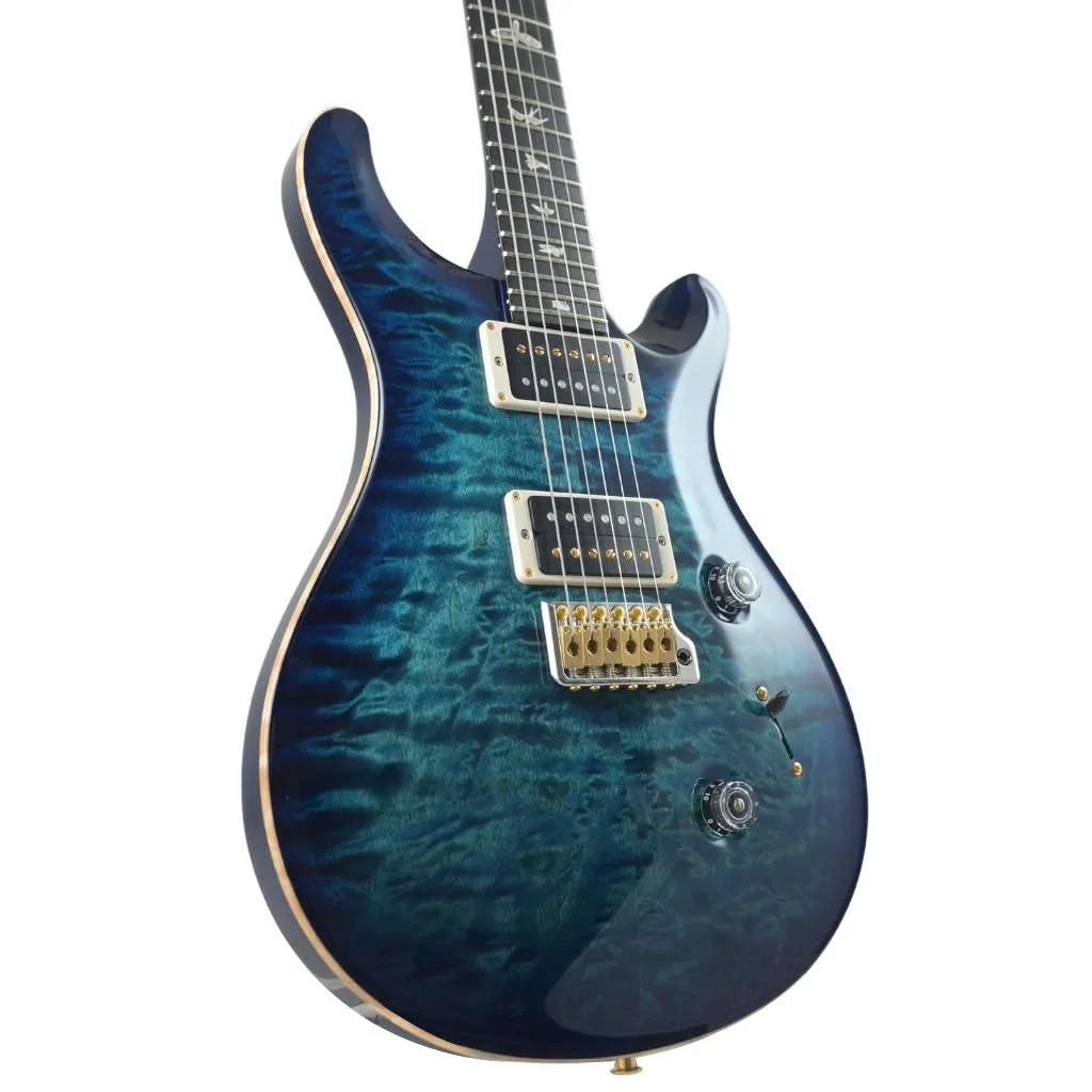 PRS Custom 24 Pattern Thin - Maple Neck Ebony Fingerboard - Cobalt Blue - 10 Top Quilted Maple