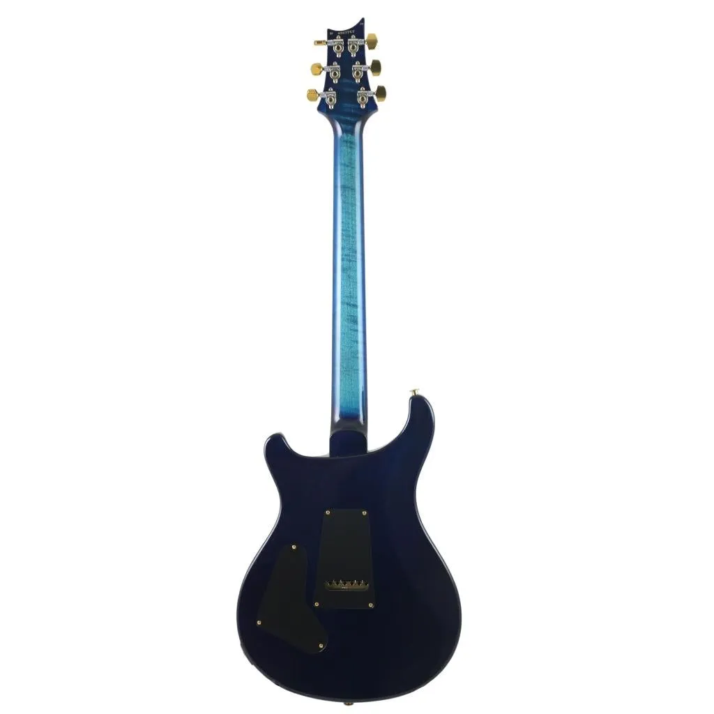 PRS Custom 24 Pattern Thin - Maple Neck Ebony Fingerboard - Cobalt Blue - 10 Top Quilted Maple