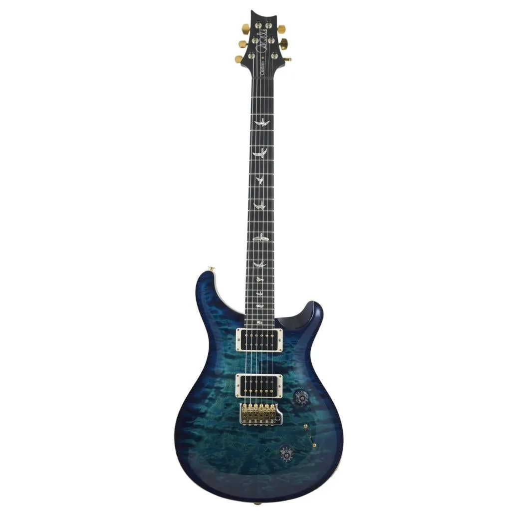 PRS Custom 24 Pattern Thin - Maple Neck Ebony Fingerboard - Cobalt Blue - 10 Top Quilted Maple