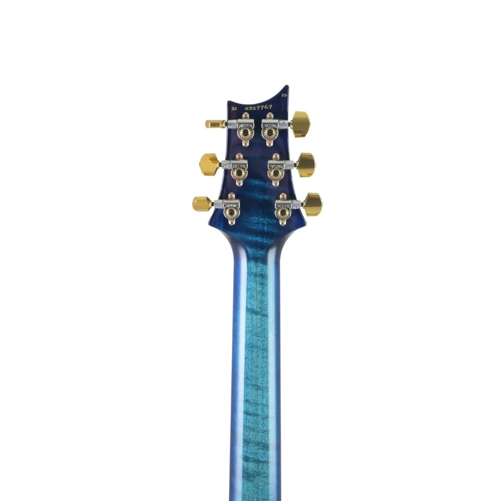PRS Custom 24 Pattern Thin - Maple Neck Ebony Fingerboard - Cobalt Blue - 10 Top Quilted Maple