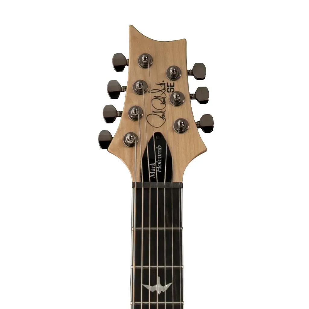PRS SE Mark Holcomb SVN 7-String Electric Guitar, Ebony FB, Walnut Satin