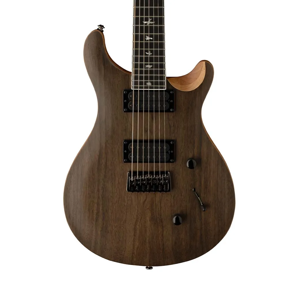 PRS SE Mark Holcomb SVN 7-String Electric Guitar, Ebony FB, Walnut Satin