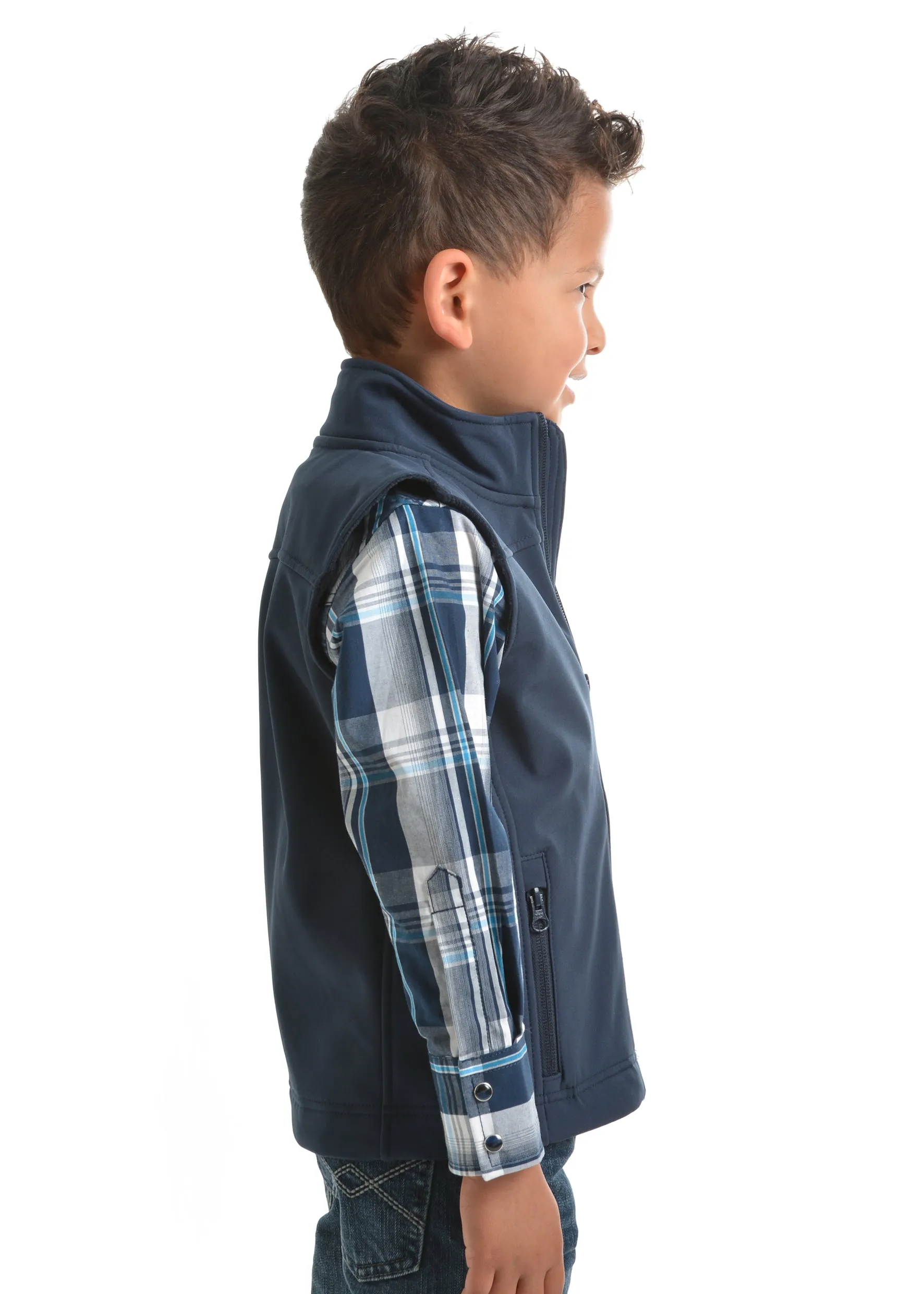Pure Western Boys Soft Shell Vest