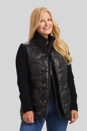 Quilted Go To's Quilted Knit Combo Jacket- FINAL SALE