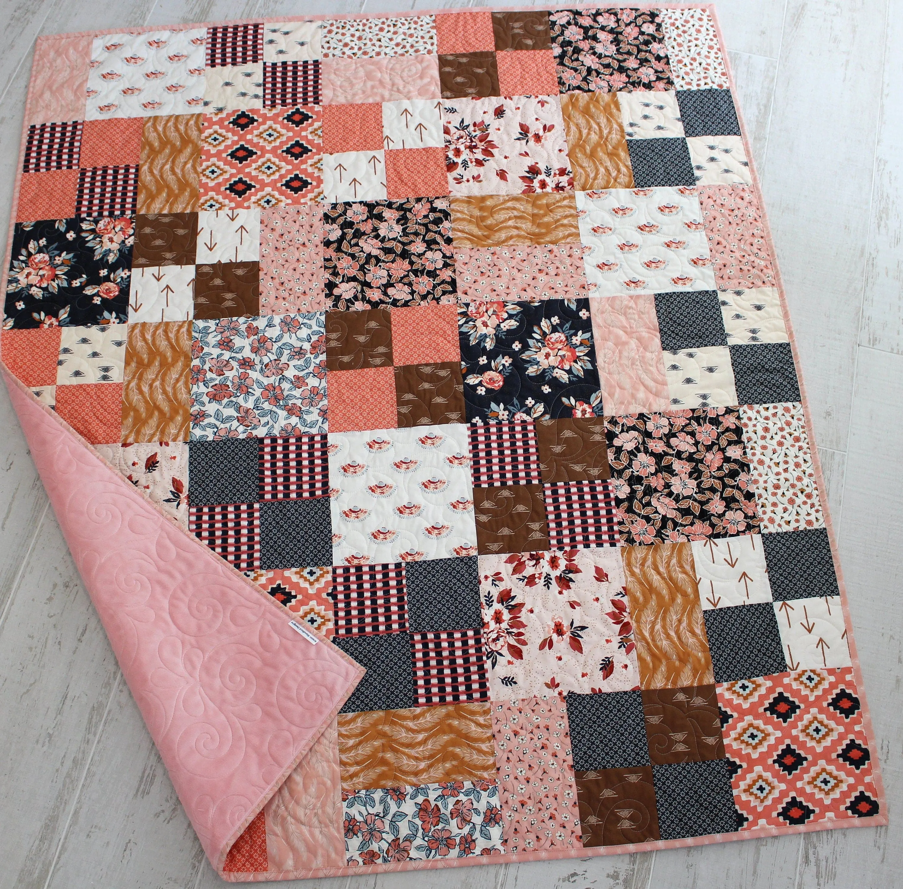Quilts for Sale, Handmade Blanket, Home Decor, Minky Throw