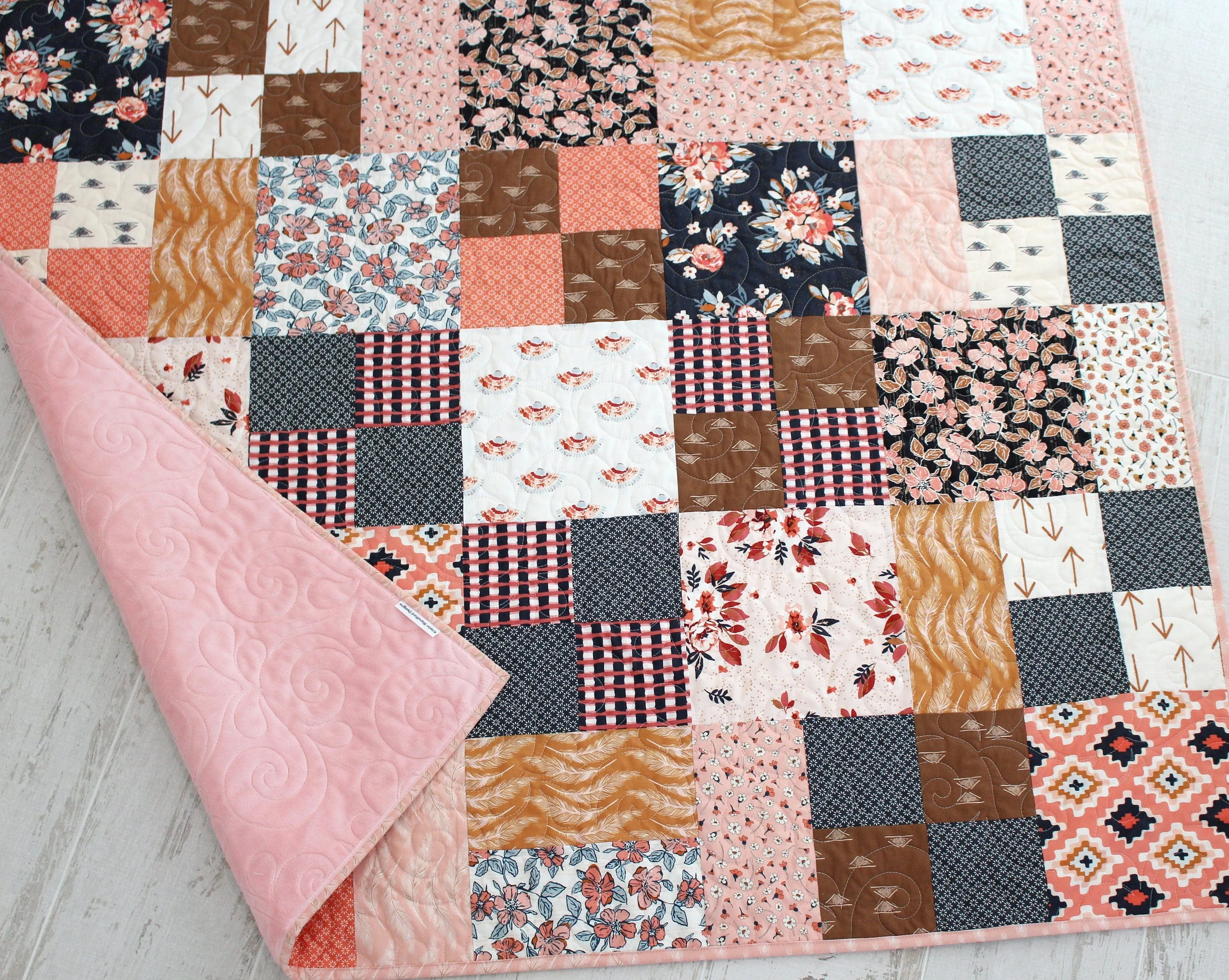 Quilts for Sale, Handmade Blanket, Home Decor, Minky Throw
