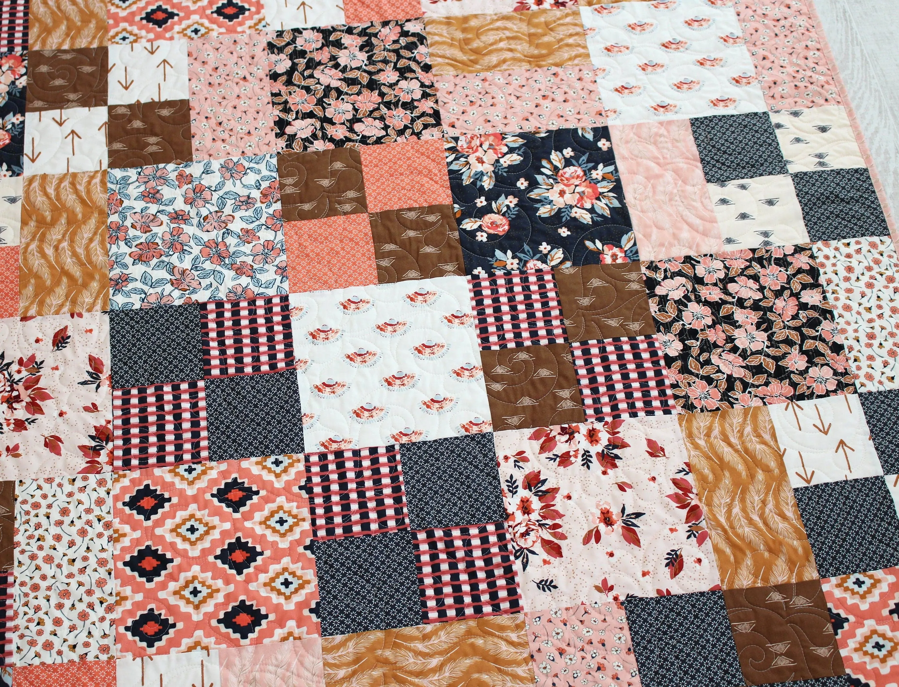 Quilts for Sale, Handmade Blanket, Home Decor, Minky Throw