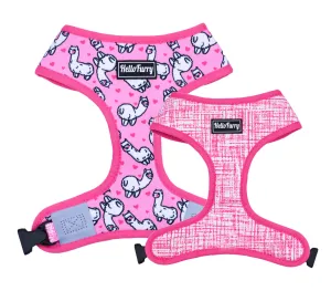 "Pink Llama" Reversible Harness