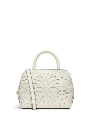 Radley Liverpool Street 2.0 Leather Cut Out Grab Bag, Light Neutral