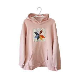 Rainbow Star Quilt Block Hoody