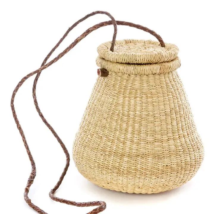 Rambling Lidded Basket Purse