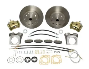 REAR DISC BRAKE KIT Fits 5 x 130mm Porsche bolt pattern swing axles 1968 and I.R.S 68-72.