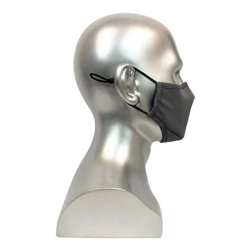 Reusable Adult Mask [ Grey ] with filter pocket