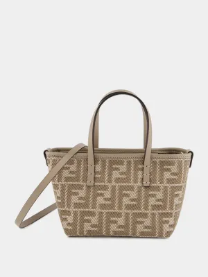 Roll Mini Dove Grey FF Jacquard Mini Bag