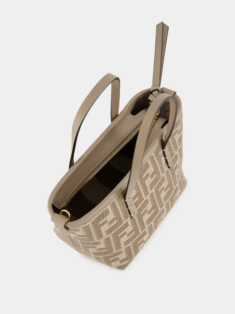 Roll Mini Dove Grey FF Jacquard Mini Bag