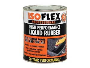 Ronseal Isoflex Liquid Rubber Black 750Ml