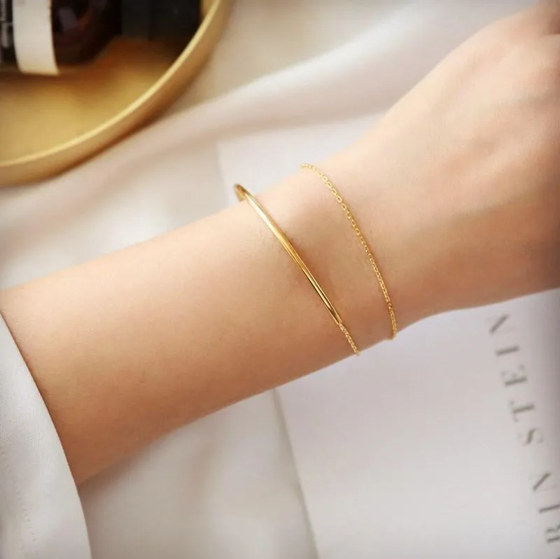 Round Seamless Chain Bracelet