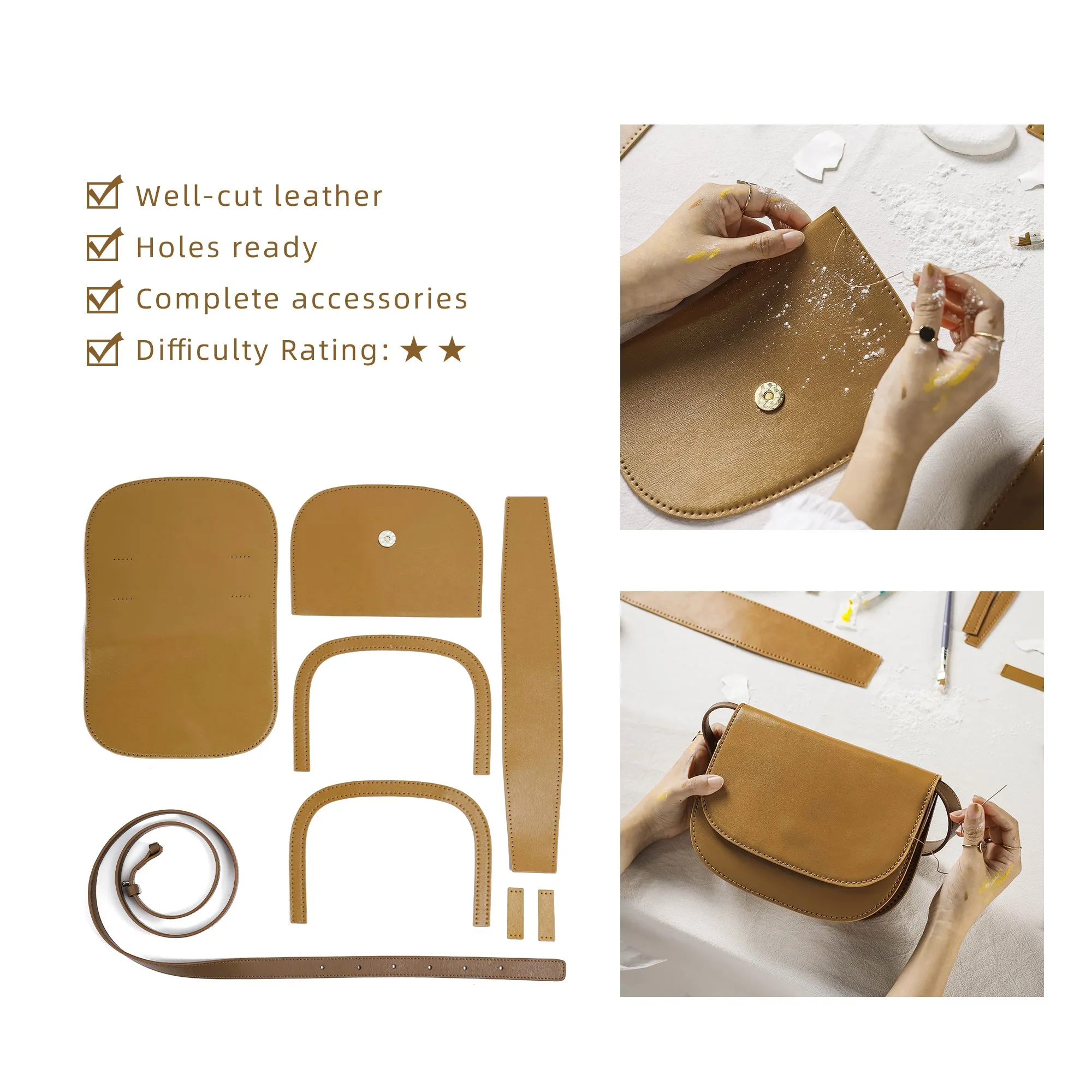 Saddle Leather Bag Kit