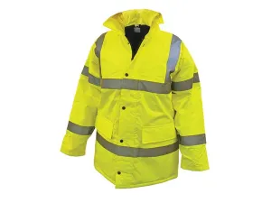 Scan Hi-Vis Yellow Motorway Jacket - Xl (48In)
