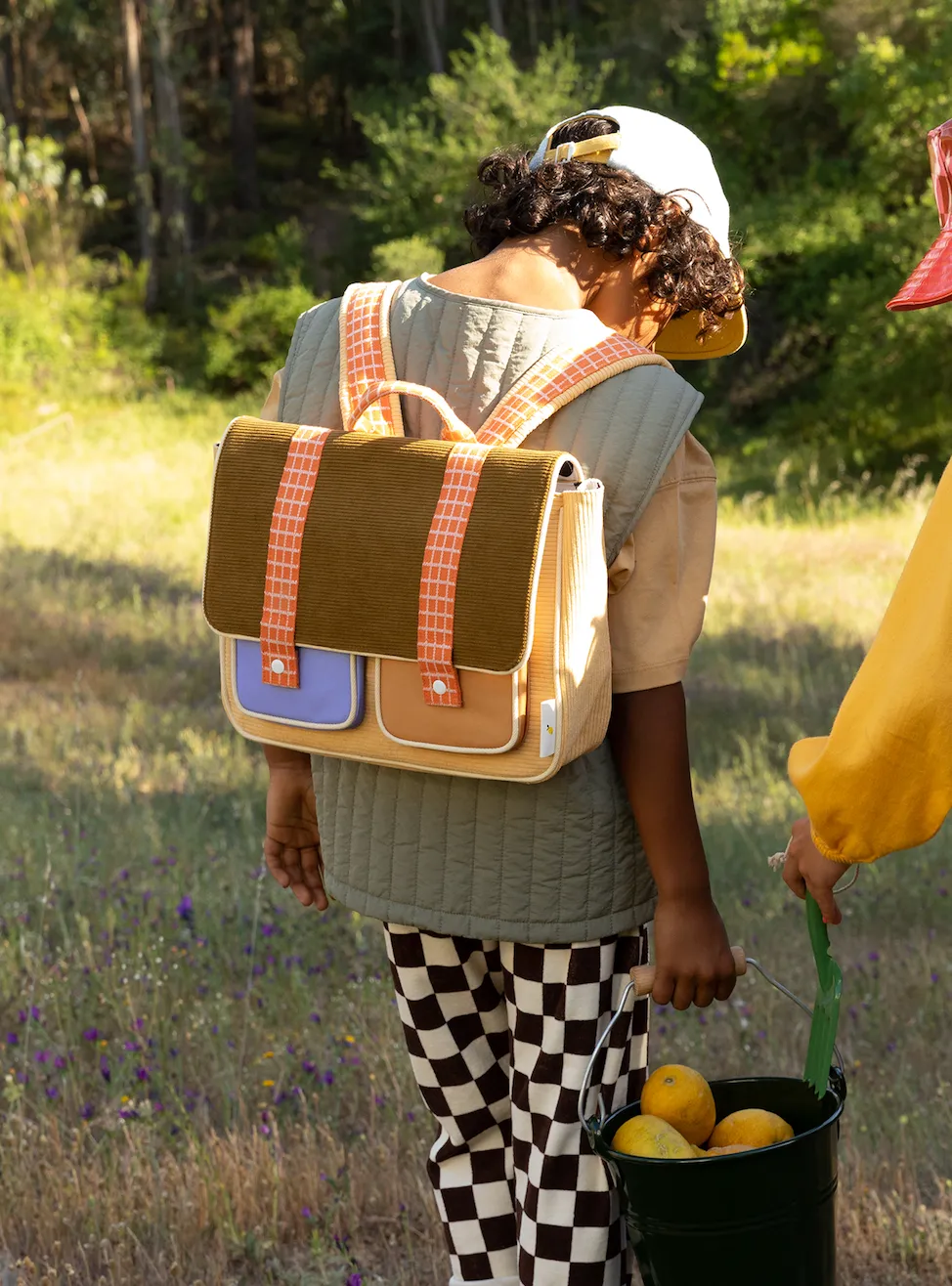School bag • farmhouse • corduroy (Pear Jam)