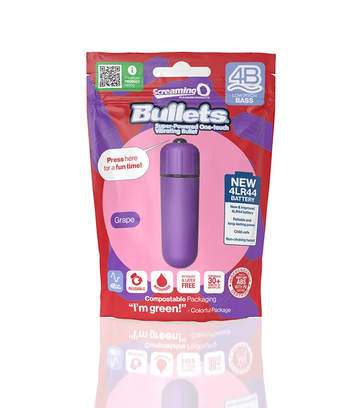 Screaming O® 4B Vibrating Bullet Grape