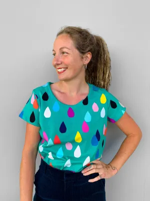 (SECONDS) Drops (teal) jersey Tshirt