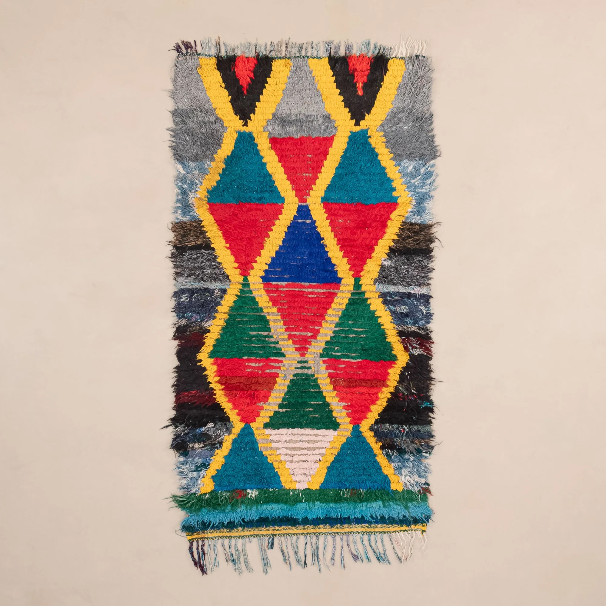 Sefruy - vintage boucherouite rug