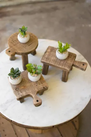 Set of 3 Cutting Board Risers