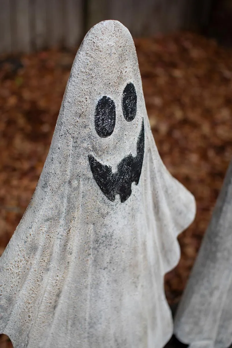 Set of Two Metal Ghosts