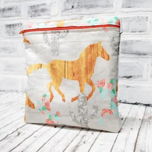 Shabby Chic Horse and Cactus Personalized Reusable Bag