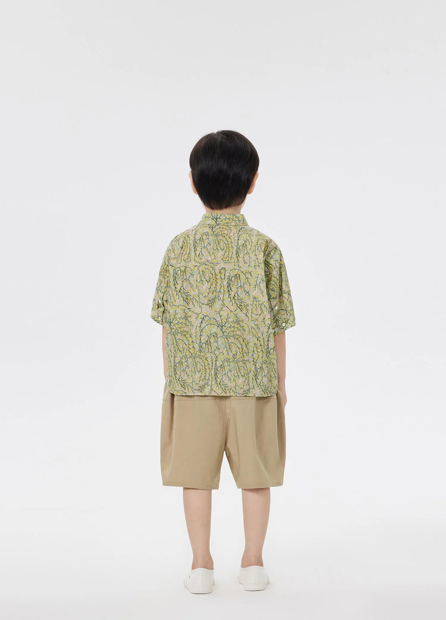 Shirt / jnby by JNBY Loose Fit Full Floral Print Short Sleeve Shirt