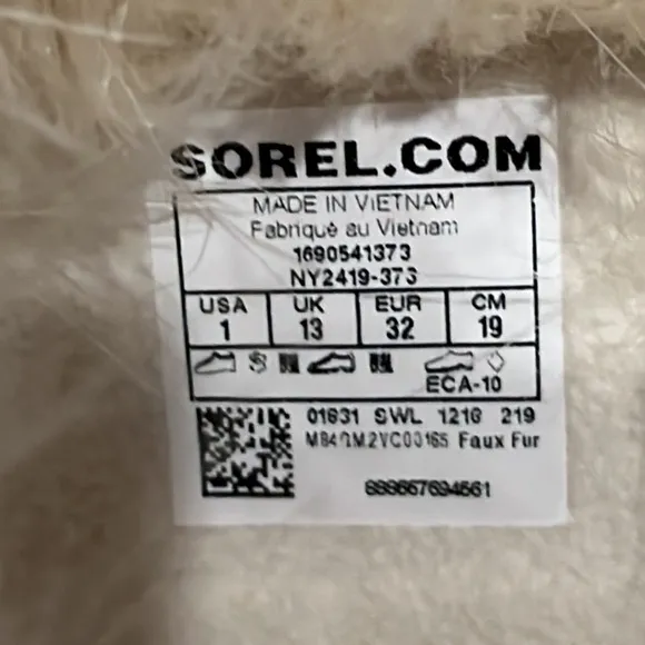 Sorel Tofino II Curry Elk Waterproof Winter Sherpa Lined Boot