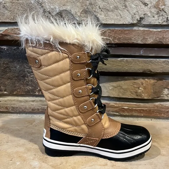 Sorel Tofino II Curry Elk Waterproof Winter Sherpa Lined Boot