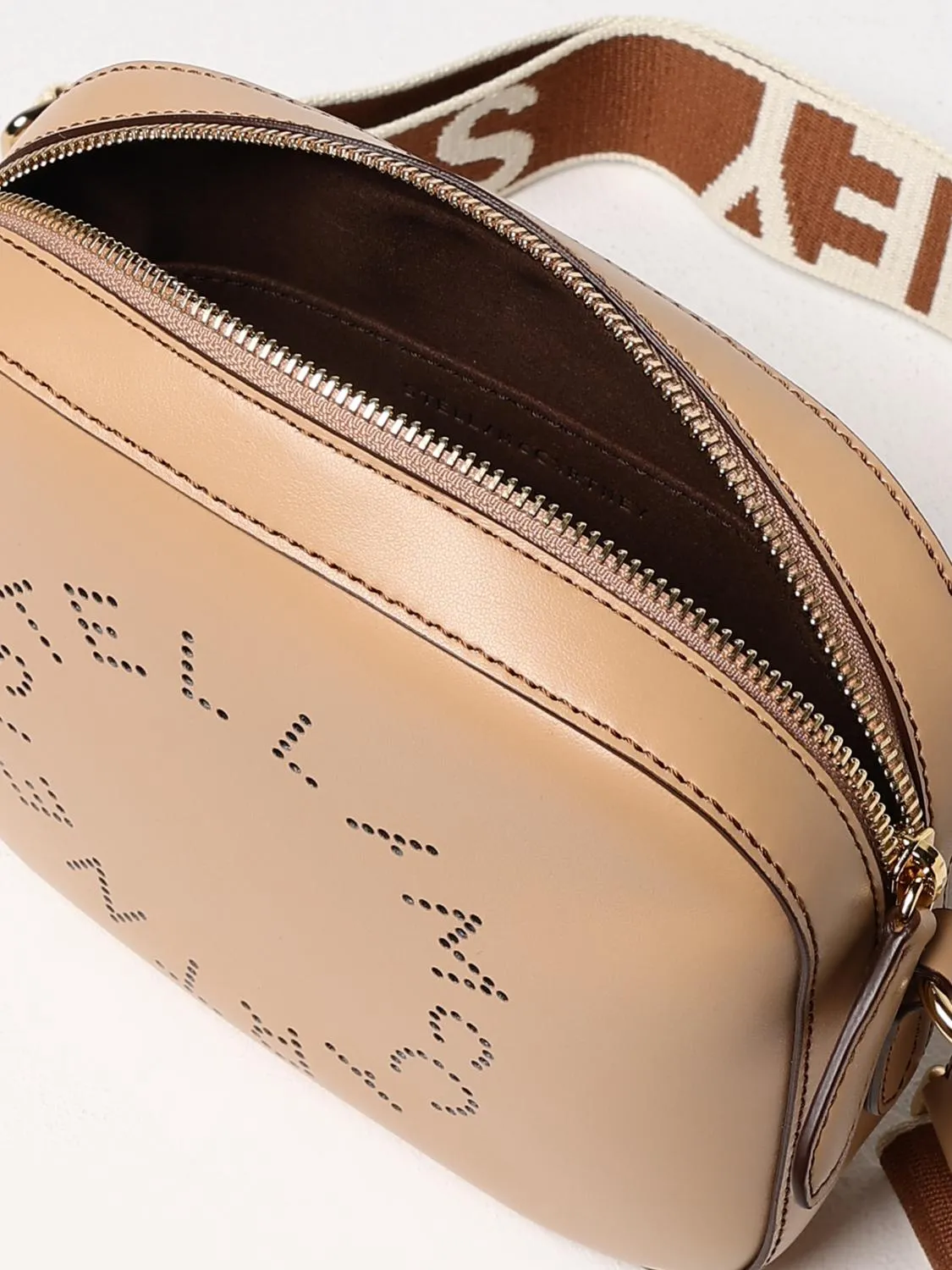 Stella Mccartney Crossbody Bags Woman Beige