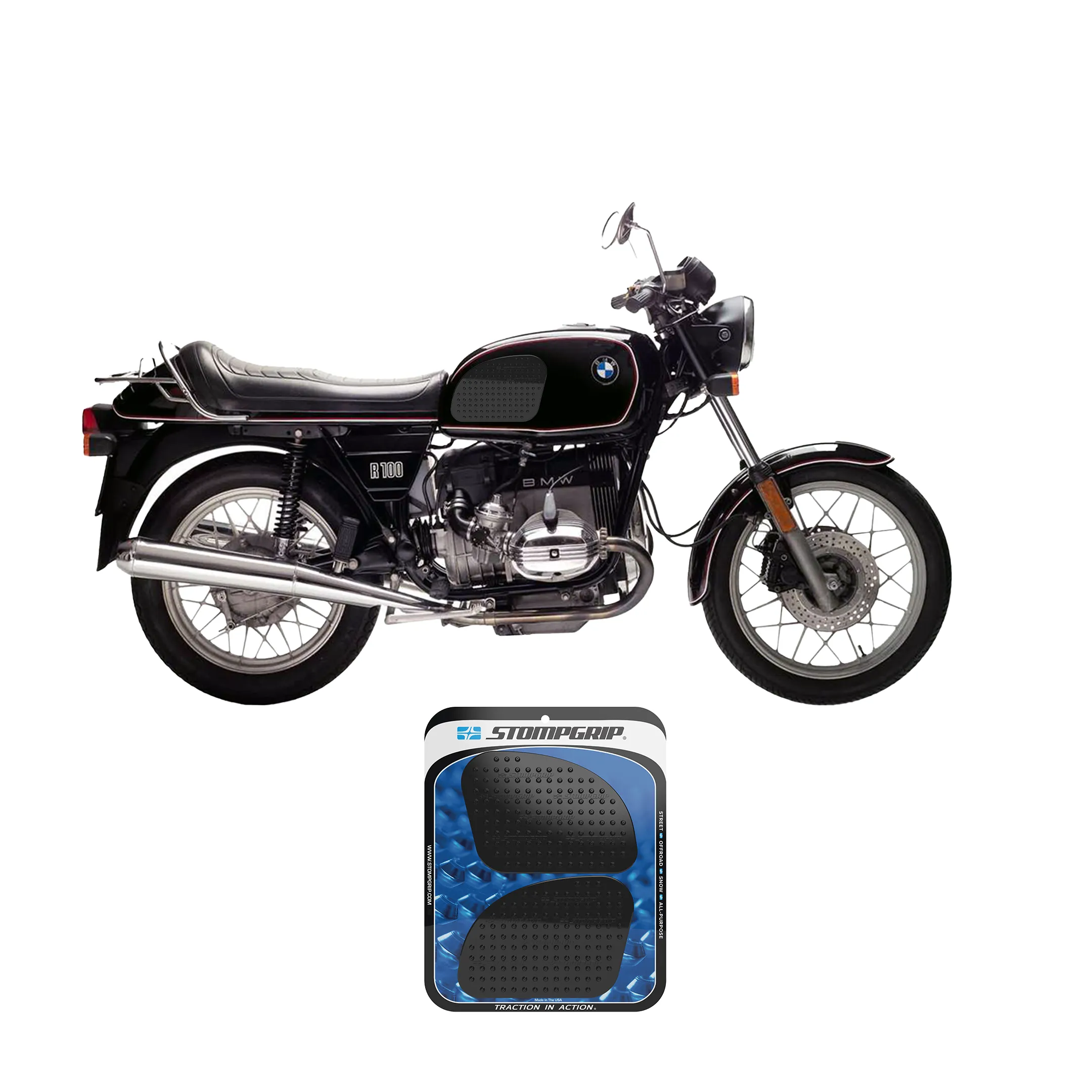 Stompgrip - Universal Street Bike: High Boy Tank Grips (0008)