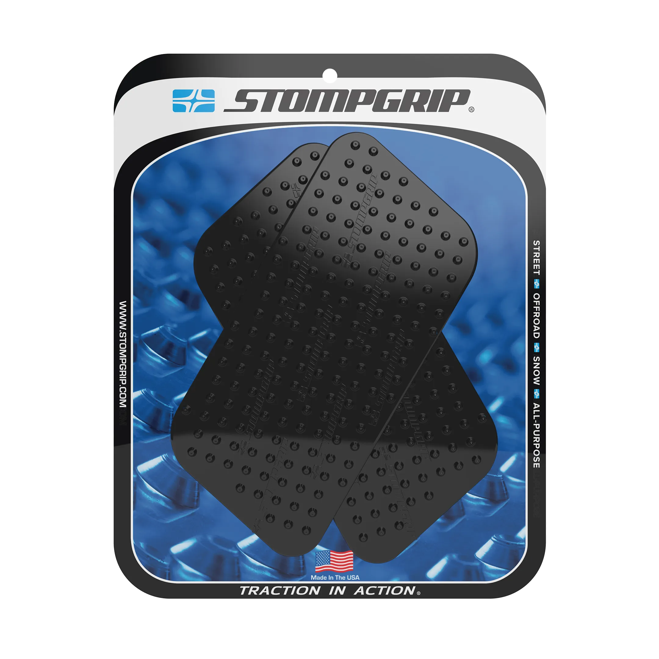 Stompgrip - Universal Street Bike: Quadrilateral Tank Grips (0005)